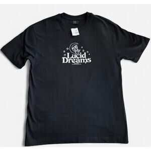 Cotton On Unisex S T-Shirt Graphic Crew Neck Black